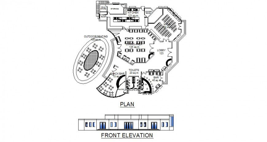 Cub elevation and plan layout file