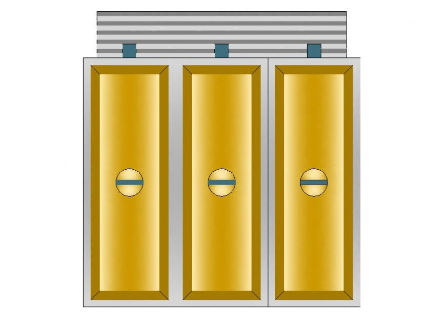 Cupboard structure detail CAD furniture block layout file in dwg format