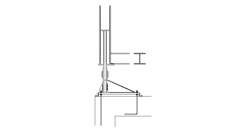 Curtain wall joints drawing details auto-cad dwg file