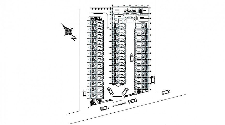Customer room of hotel floor plan In auto cad