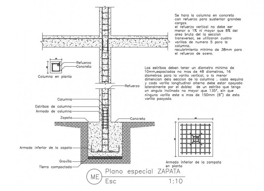 Cutting shoe constructive structure cad drawing details dwg file