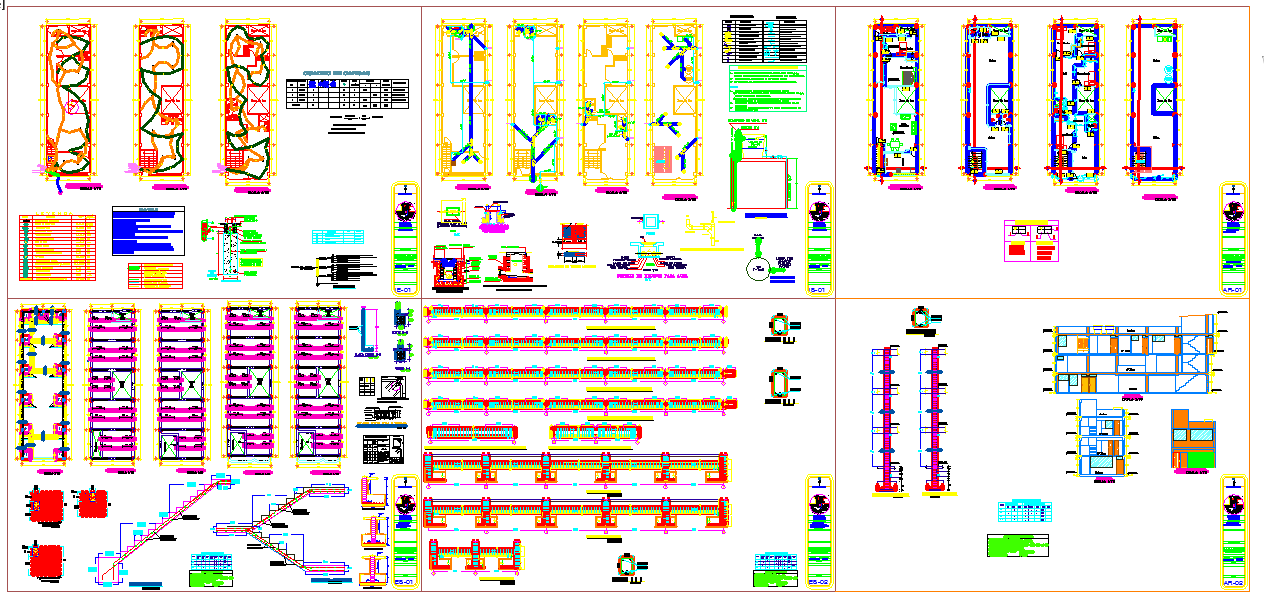 House design DWG with partition layout and modern furniture plan