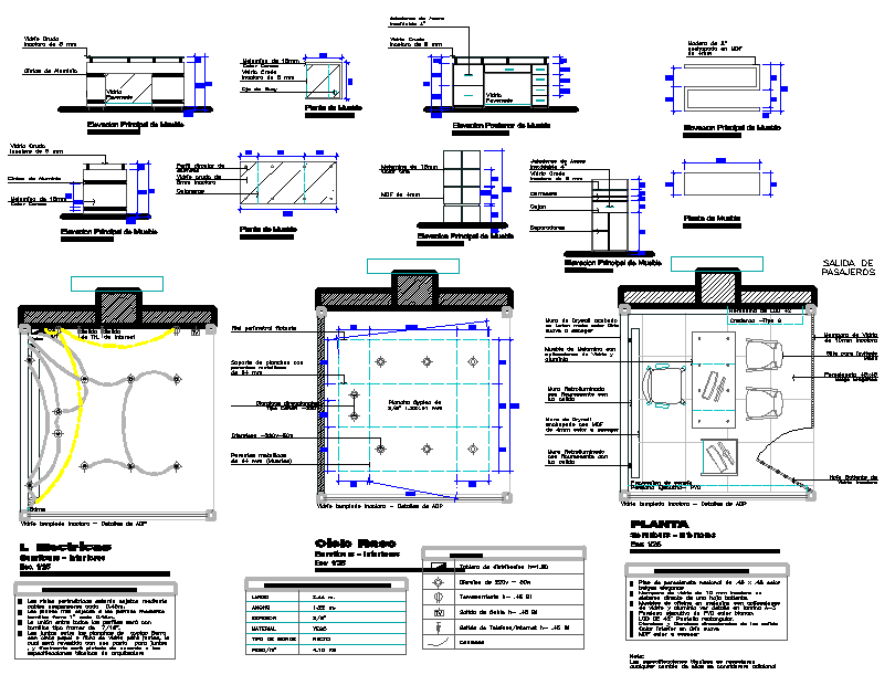 Office Interior DWG Design with Furniture Layout and Space Plan