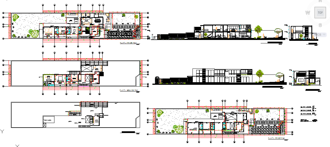 Residential House Design in Autocad file