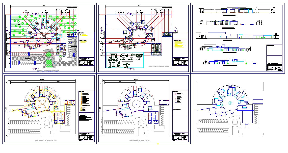 Clinic plan and elevation detail File