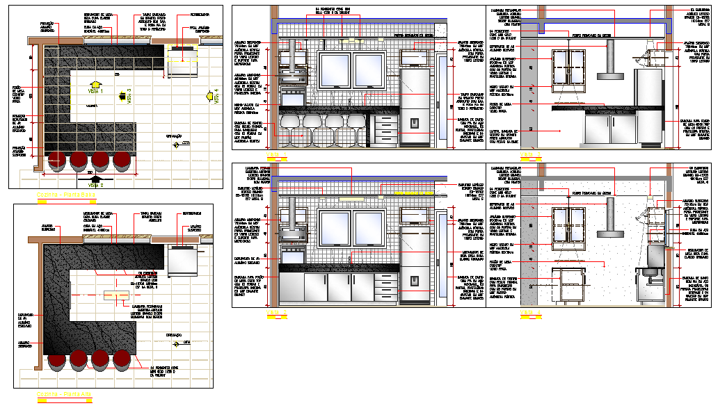 Kitchen detail cad files