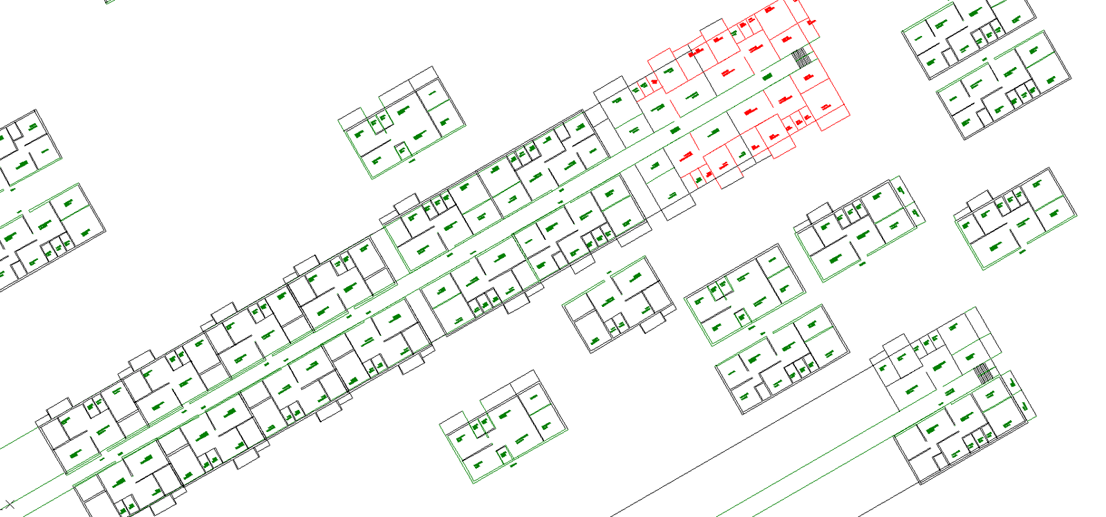 Modern House Design AutoCAD DWG Layout with Multiple Floor Plans