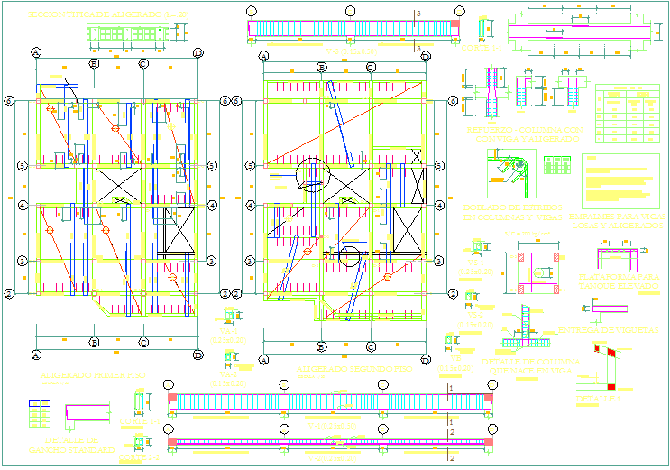 Column and Beam detail Drawing