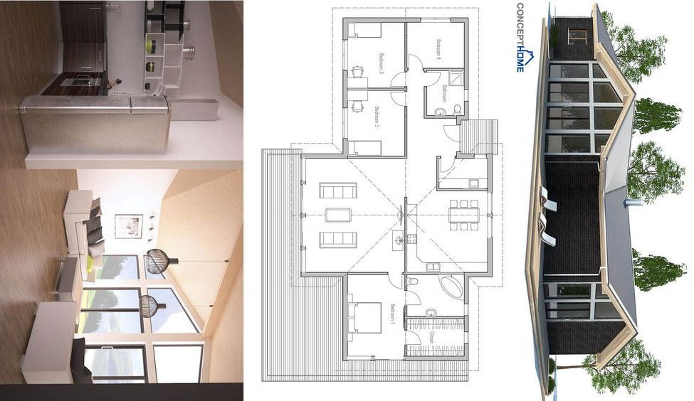 Habitat House Detail with Living Layout and Smart Design File