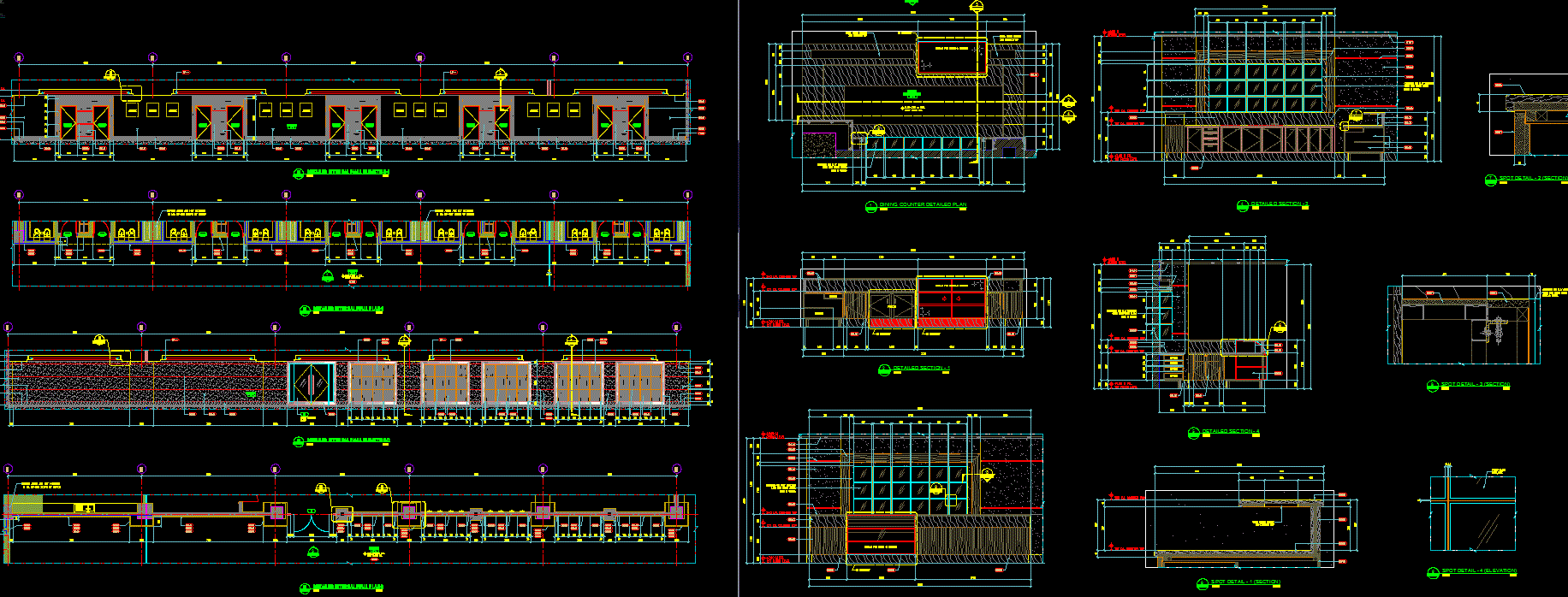 Hotel Detailed AutoCAD File with Complete 2D Architectural Drawings