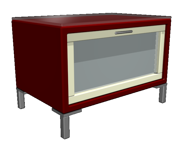 3D Pantry CAD Drawing with Rendered Layouts for AutoCAD Designers