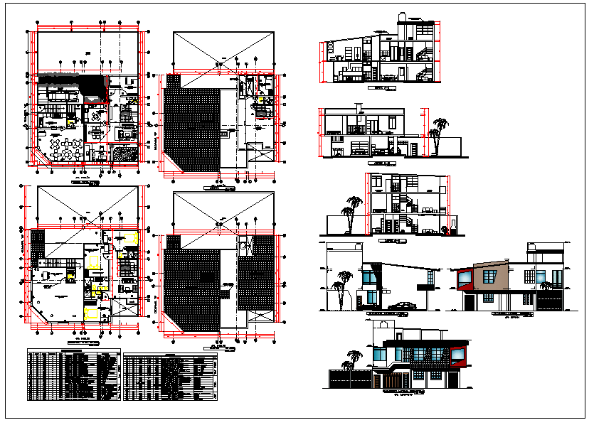 Family House design plan