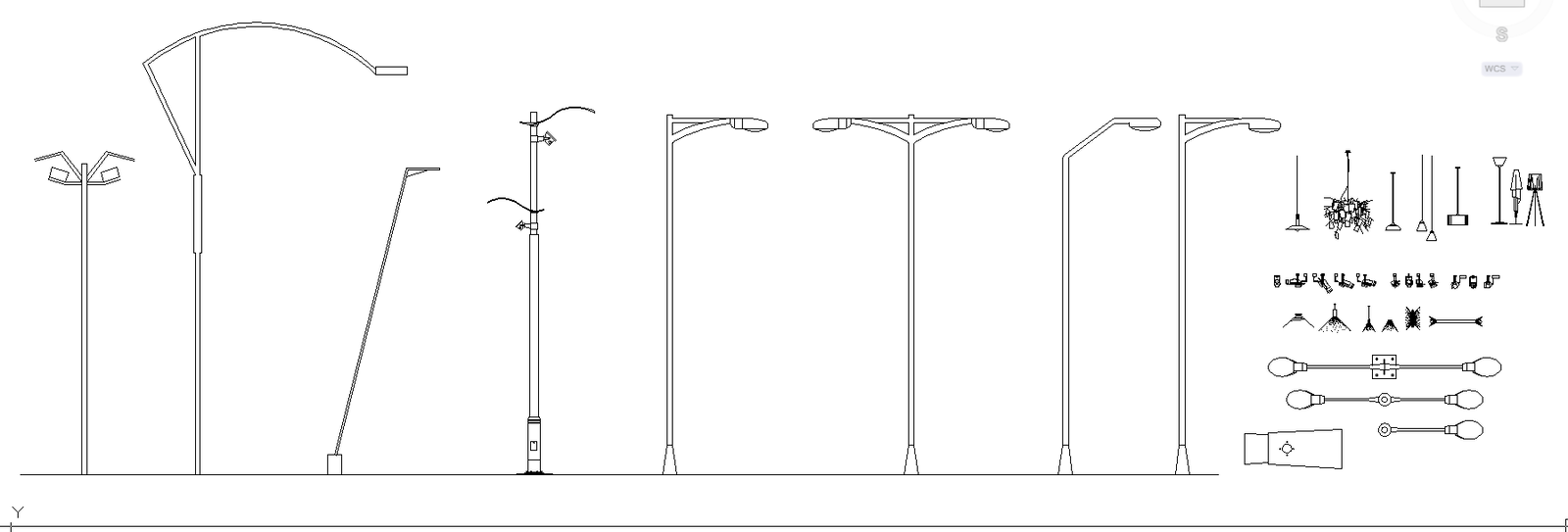 Electric Light Block DWG