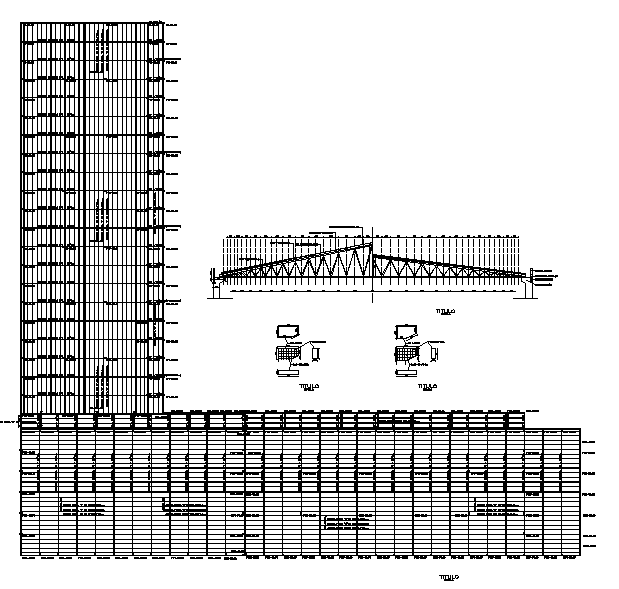 Metal Roof structure detail