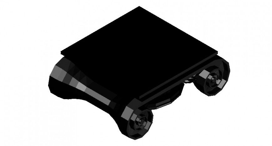 Decorative stigma details 3d model drawings in autocad software