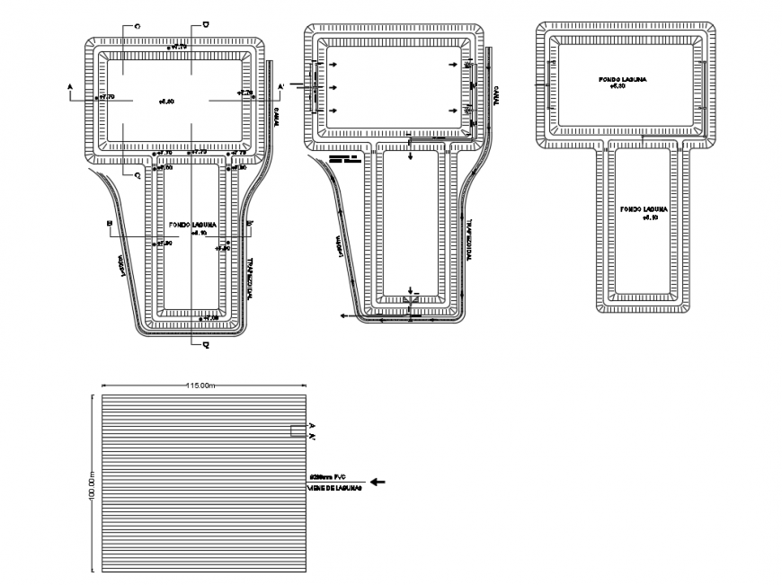 Definitive designs of the ayapure sanitary sewer system details dwg file