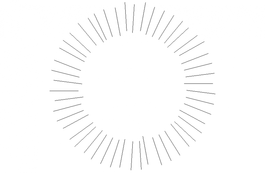 Design of Shrub plant detail dwg file