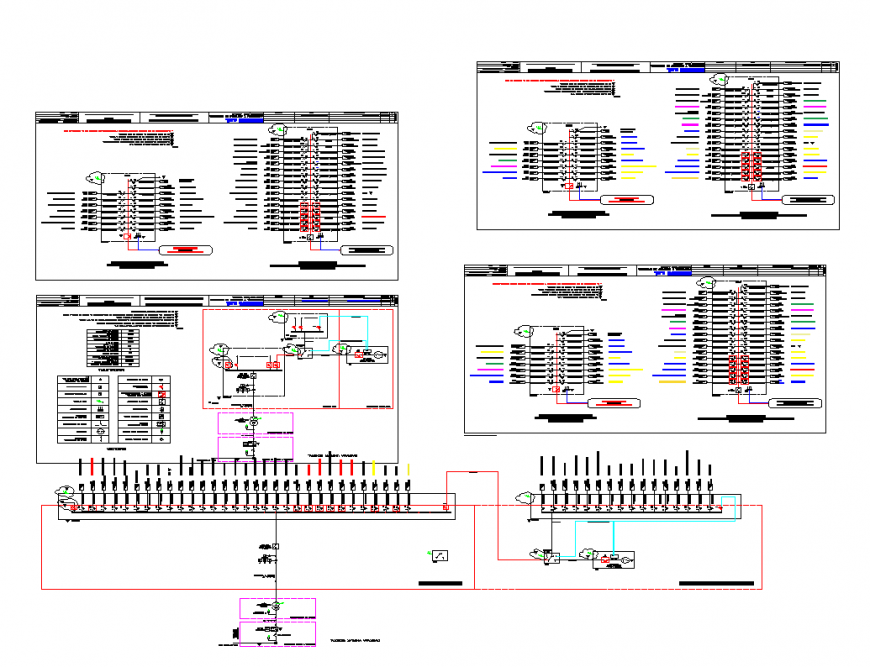 Design of the electrical room of a hospital detail dwg file