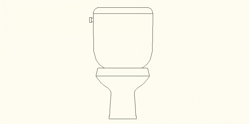 Designer English toilet detail layout plan