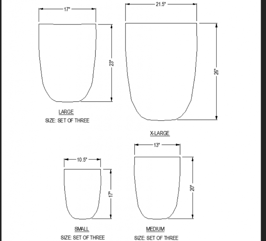 Desired pot plan with detail dwg file.