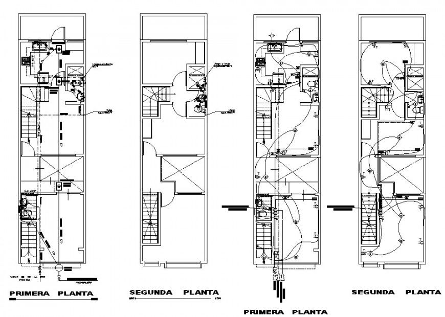 Detail CAD drawings of apartment plan 2d view autocad software file