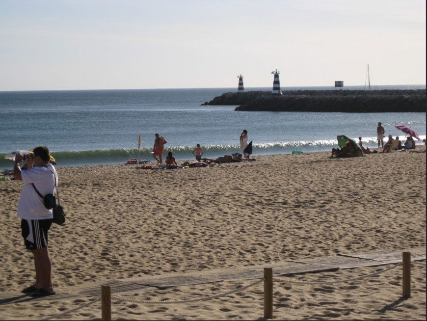 Detail 3d model of beach area with people block layout jpeg file