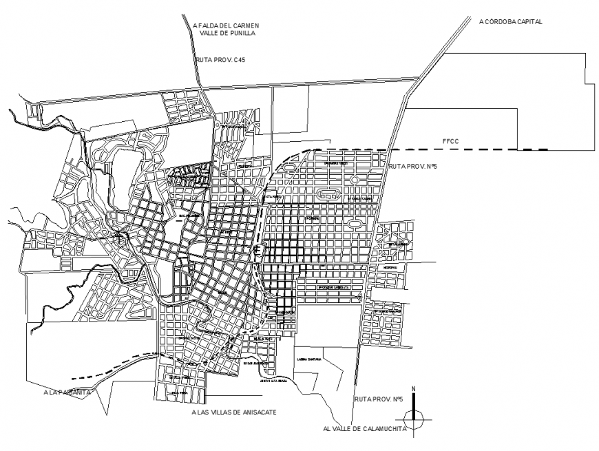 Detail architectural residential area plan view layout 2d view Autocad file