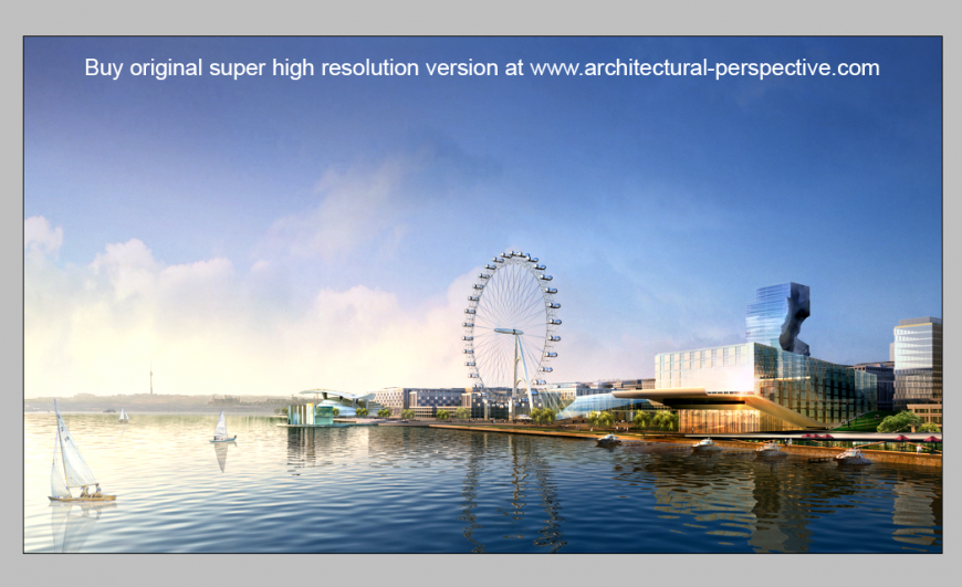 Detail area elevation 3d model 3d max file