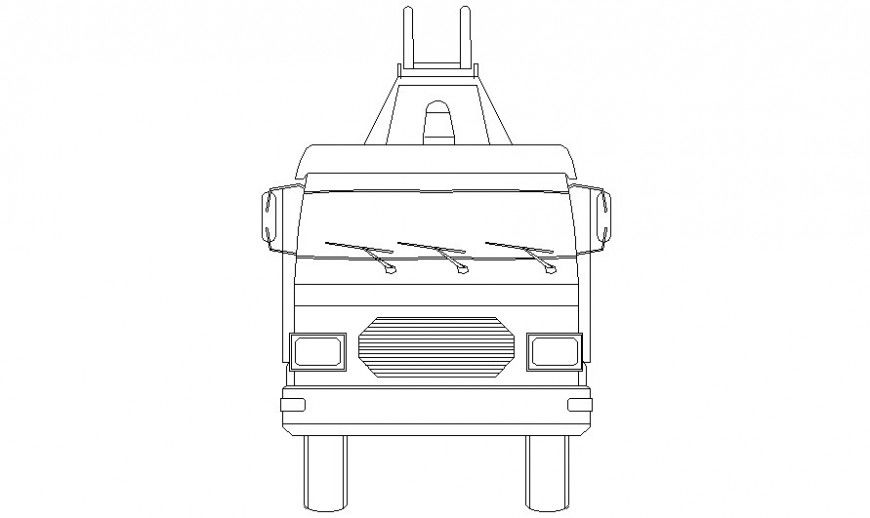 Detail drawing of transportation units autocad file