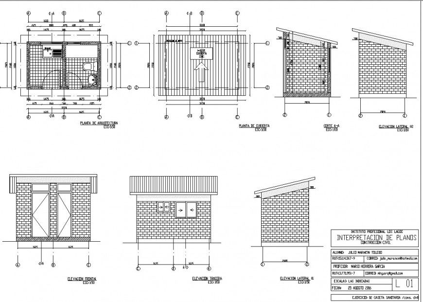 Detail drawing sanitary module drawing in dwg file.