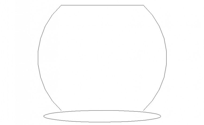 Detail elevation drawing of chair autocad file