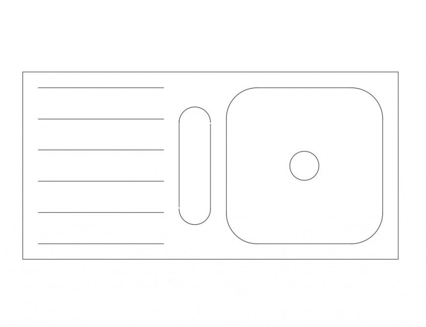 Detail Elevation of sanitary block layout wash-basin unit autocad file