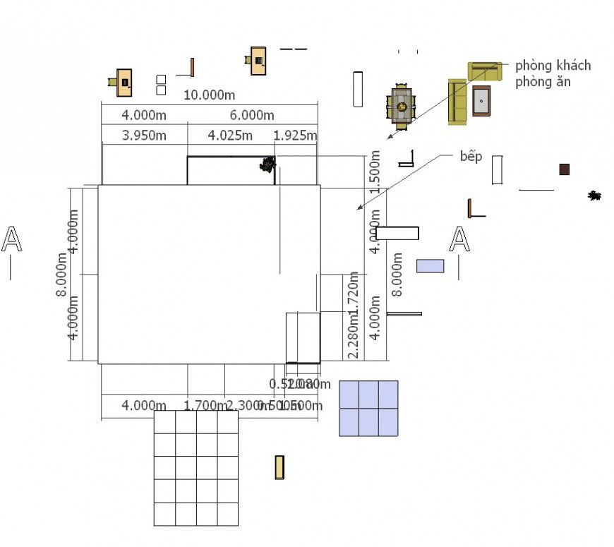 Detail furniture blocks 2d view CAD block layout file in dwg format