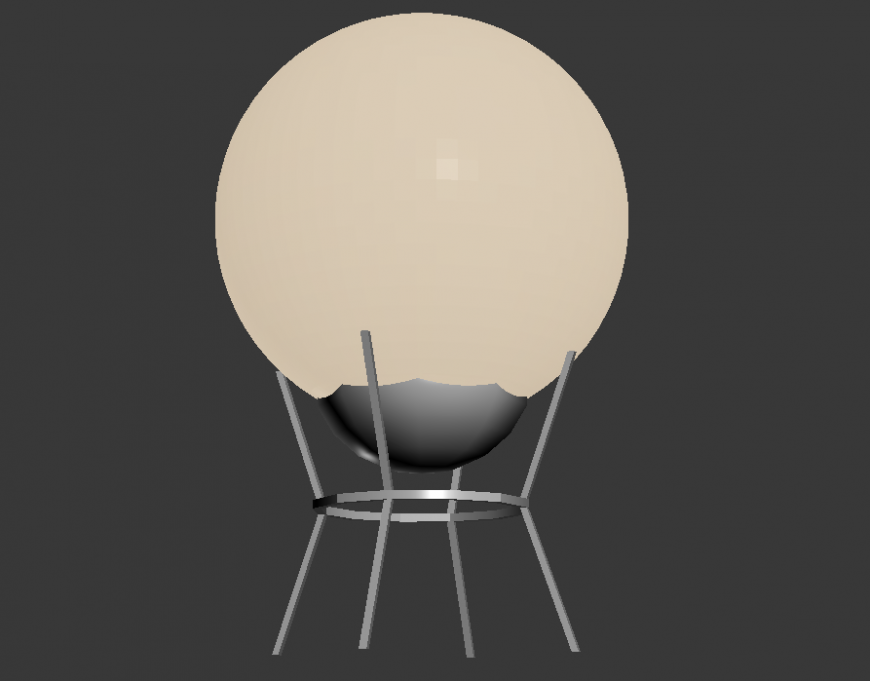 Detail light lamp 3d model 3d max file