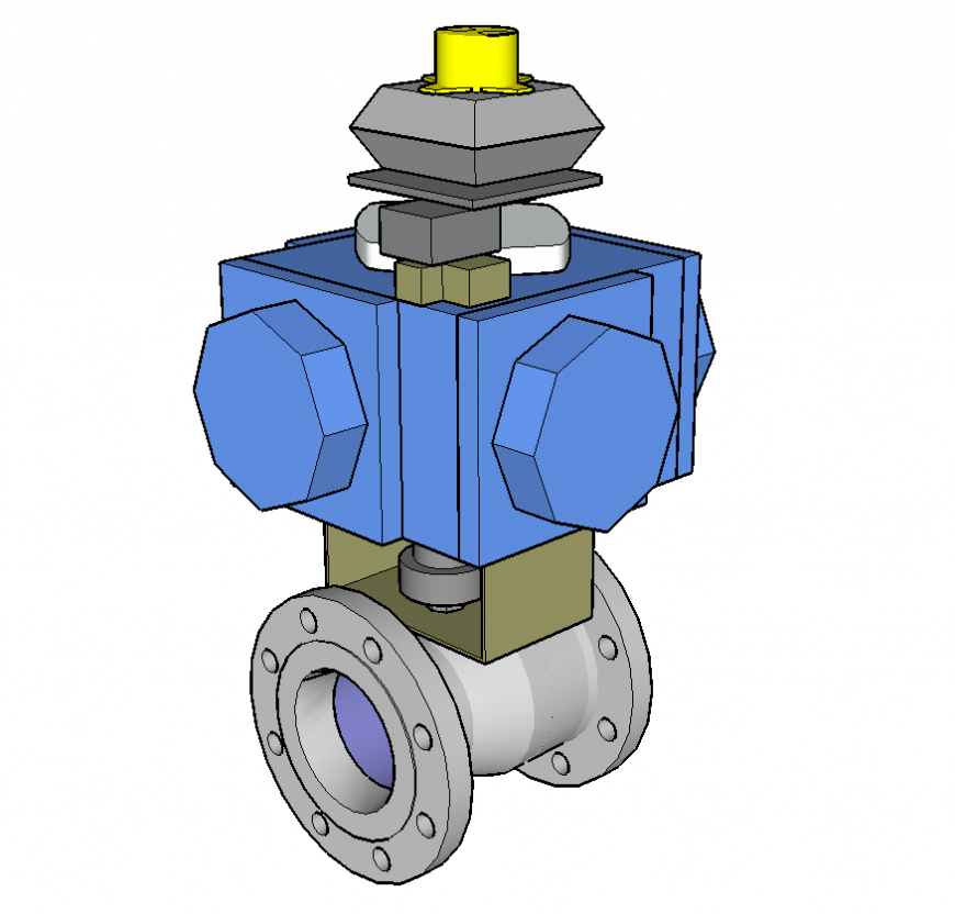 Detail Machinery CAD block 3d model sketch-up file