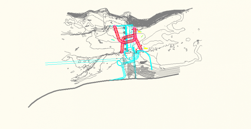 Detail map plan layout file