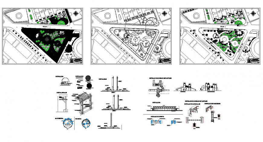 Detail of an area CAD block layout file in autocad format