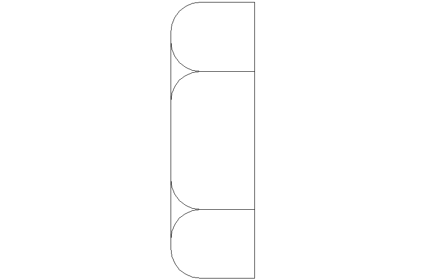 Detail of bolt 2 d dwg file