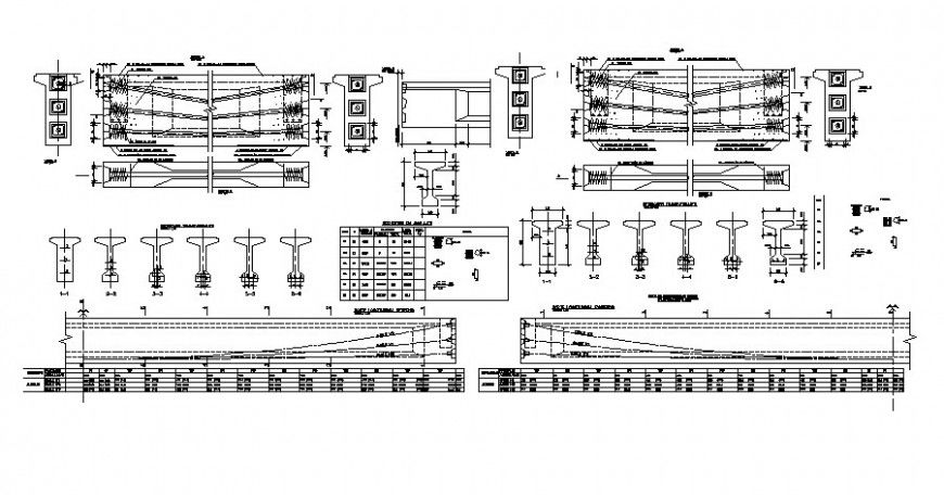 Detail of brick masonry 2d view drawing in autocad