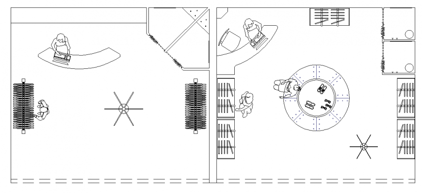 Detail of cloth shop planning layout file