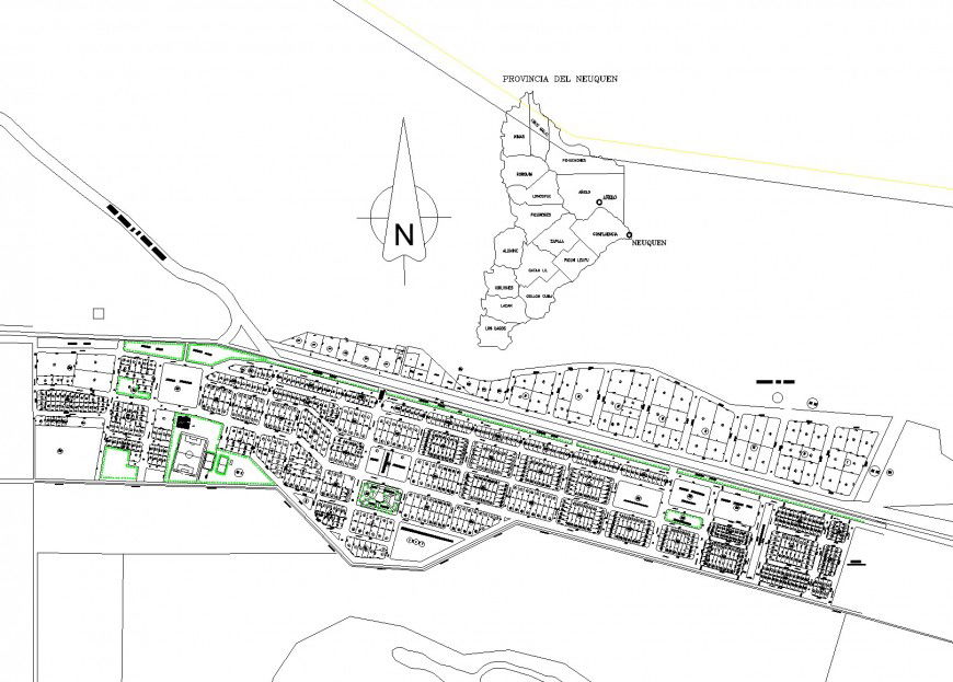Detail of commercial bulling plan autocad file