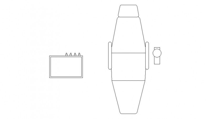 Detail of dentist plan autocad file