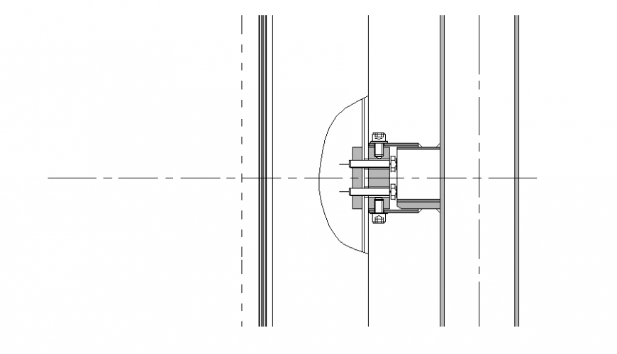 Detail of door lock layout file