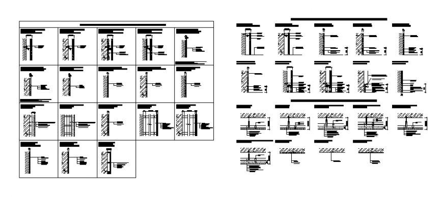 Detail of finishes plan layout file