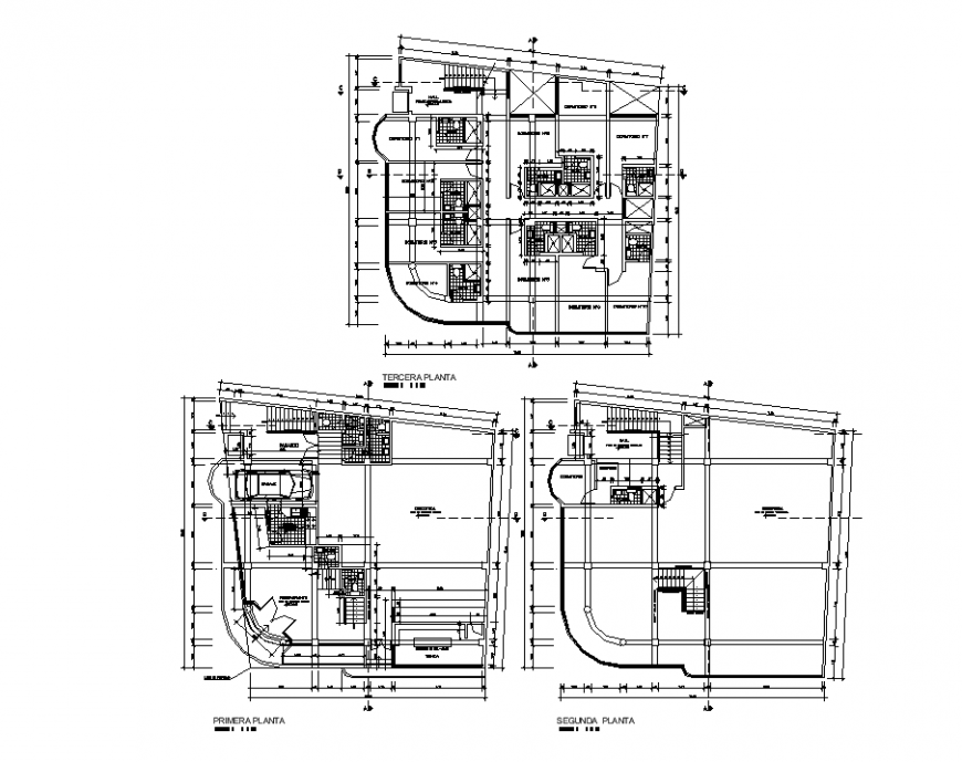 Detail of first floor to terrace home dwg file