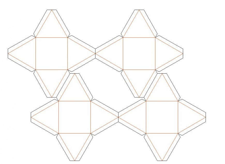 Detail of line plan play game zone autocad file