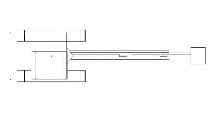 Detail of Machinery units 2d drawing in autocad