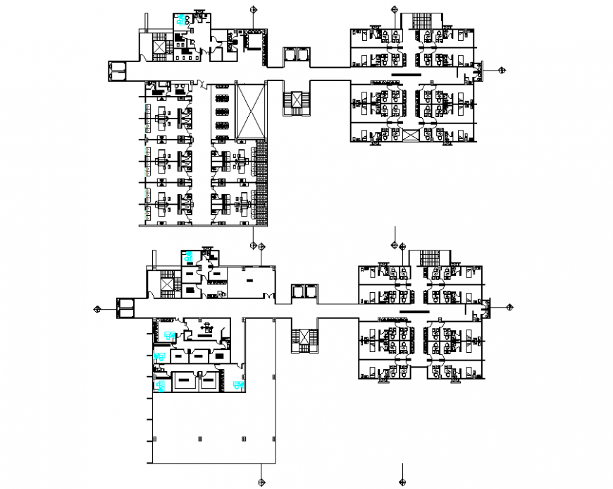 Detail of restaurant plan layout file