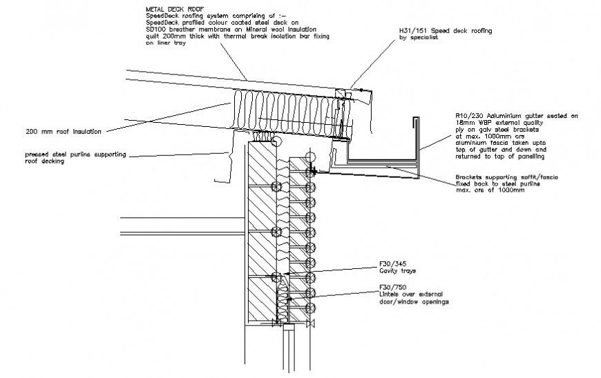 Detail of structural units drawings in dwg format