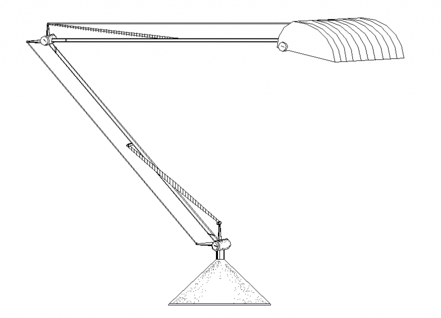 Detail Office desk lamp CAD blocks autocad file